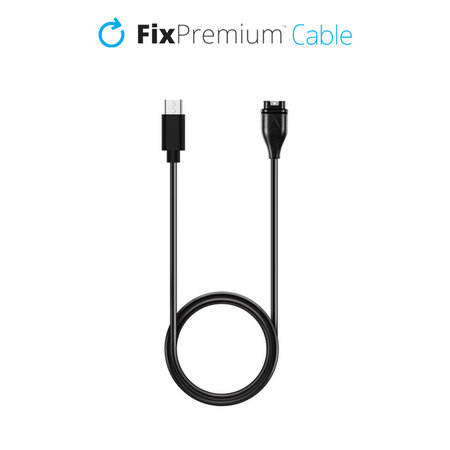 Καλώδιο Φόρτισης USB-C για Garmin Watch | Μαύρο | Black | FixPremium