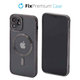 Θήκη Crystal s MagSafe για iPhone 12, Μαύρο, Black, FixPremium