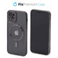 Θήκη Crystal s MagSafe για iPhone 12, Μαύρο, Black, FixPremium