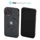 Θήκη Crystal s MagSafe για iPhone 13 & 14, Μαύρο, Black, FixPremium