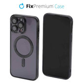 Θήκη Crystal s MagSafe για iPhone 13 Pro Max, Μαύρο, Black, FixPremium