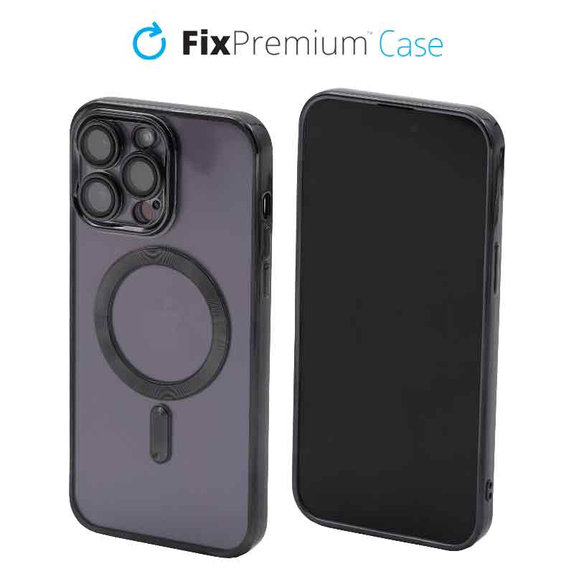 Θήκη Crystal s MagSafe για iPhone 13 Pro Max, Μαύρο, Black, FixPremium
