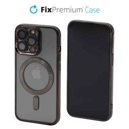 Θήκη Crystal s MagSafe για iPhone 14 Pro | Μαύρο | Black | FixPremium