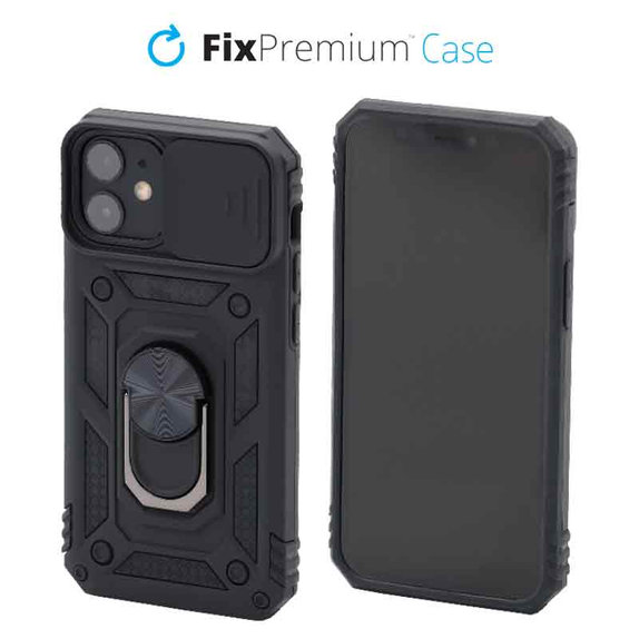 Θήκη CamShield για iPhone 12 mini, Μαύρο, Black, FixPremium