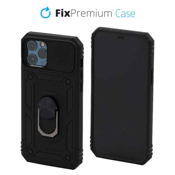 Θήκη CamShield για iPhone 12 & 12 Pro, Μαύρο, Black, FixPremium