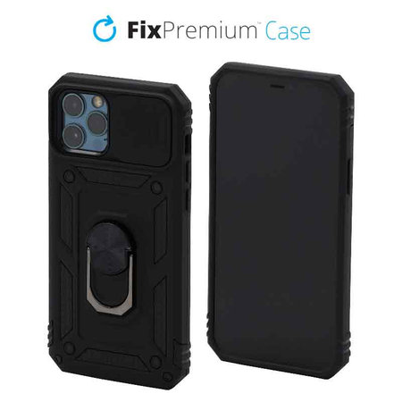 Θήκη CamShield για iPhone 12 & 12 Pro | Μαύρο | Black | FixPremium