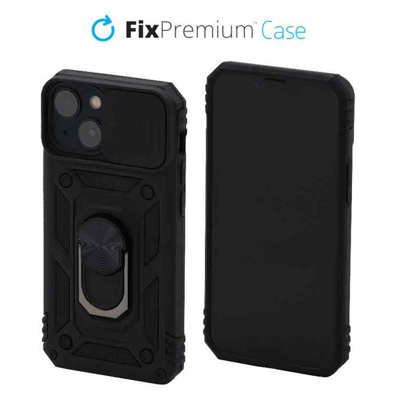 Θήκη CamShield για iPhone 13 mini, Μαύρο, Black, FixPremium