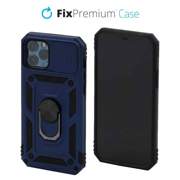 Θήκη CamShield για iPhone 12 & 12 Pro, Μπλε, Blue, FixPremium