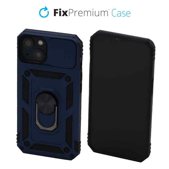 Θήκη CamShield για iPhone 13 & 14, Μπλε, Blue, FixPremium