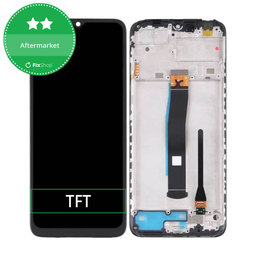 OLED/LCD Display Assembly για Xiaomi Redmi 10C | Poco C40 | Μαύρο, Black | Aftermarket