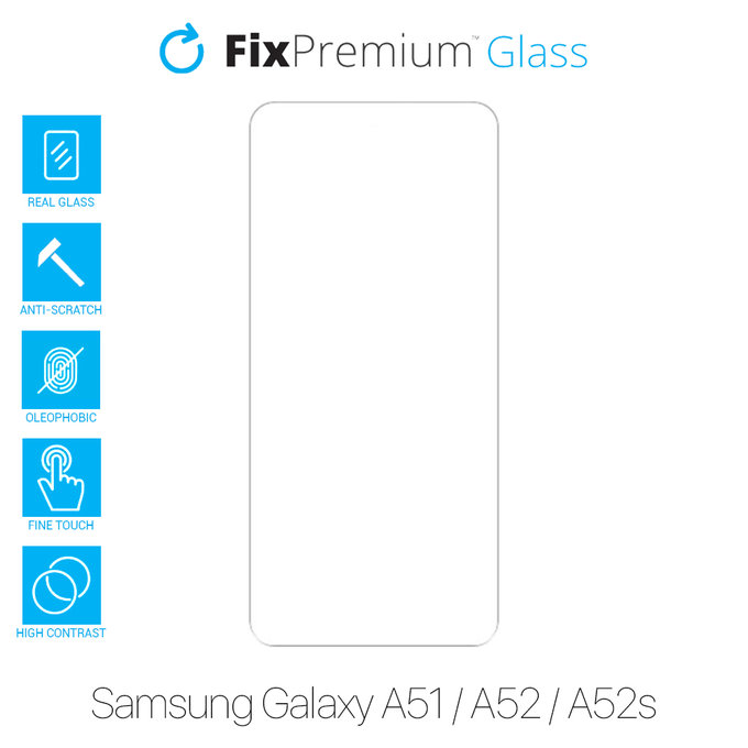 Προστατευτικό Γυαλί για Samsung A51 | A52 & A52s | FixPremium