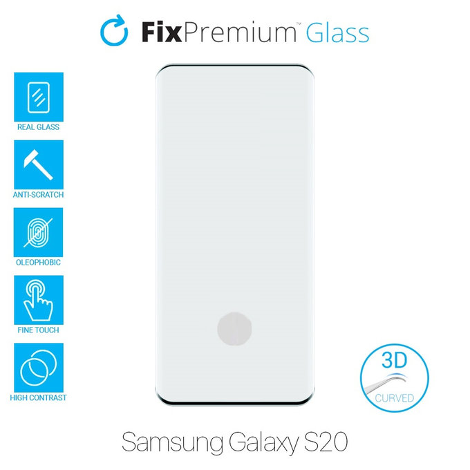 Προστατευτικό Γυαλί 3D για Samsung S20 | FixPremium