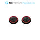 Καλύμματα Λαβής Controller PS4/PS5 | Σετ 2τμχ | Κόκκινο | Red | FixPremium