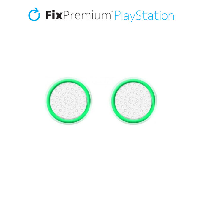 Καλύμματα Λαβής Controller PS4/PS5 | Σετ 2τμχ | transparent green | FixPremium