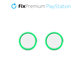 Καλύμματα Λαβής Controller PS4/PS5 | Σετ 2τμχ | transparent green | FixPremium