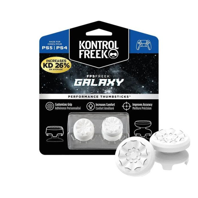 Καλύμματα Λαβής Controller PS4/PS5 Freek Galaxy | Λευκό | White | Kontrol Freek