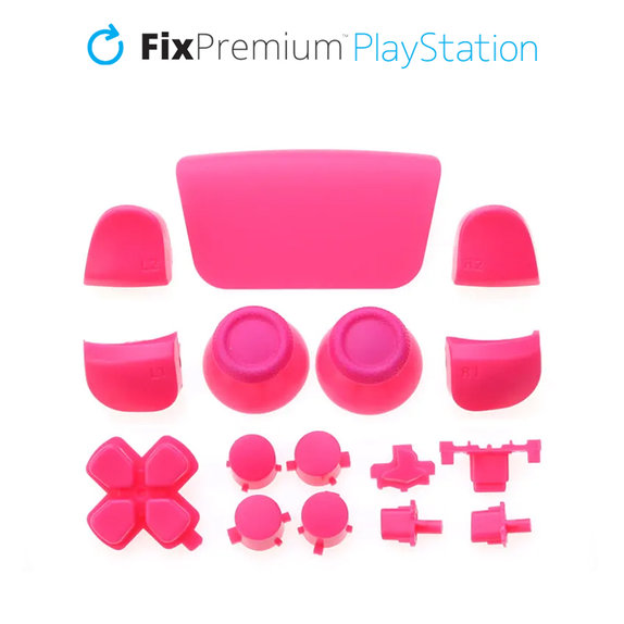 Διακοσμητικά Στοιχεία για PS5 DualSense | Ροζ | Pink | FixPremium
