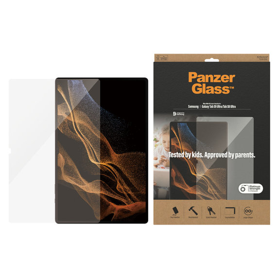 Σκληρυμένο γυαλί UWF για Samsung Galaxy Tab S9 Ultra/Tab S8 Ultra, Διάφανο, PanzerGlass
