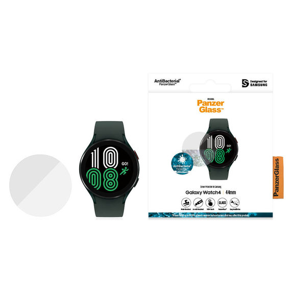 Σκληρυμένο γυαλί Flat Glass AB για Samsung Galaxy Watch4 44 mm, Διάφανο, PanzerGlass