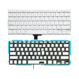 Πληκτρολόγιο + Backlight US για MacBook 13" A1342 (Τέλη 2009 - Μέσα 2011)