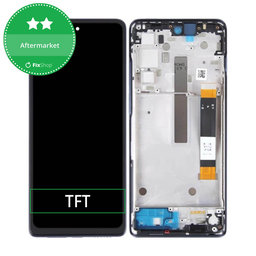 OLED/LCD Display Assembly για Motorola Moto G200 | XT2175 | Μαύρο, Black | Aftermarket