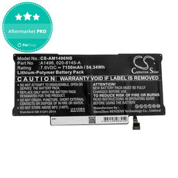Battery για MacBook Air 13" | Μέσα 2013 – Μέσα 2017 | A1466 | A1496 | 7150mAh | HQ
