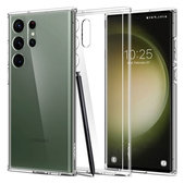 Θήκη Ultra Hybrid για Samsung S23 Ultra, Crystal Clear, Spigen