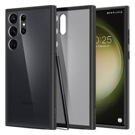 Θήκη Ultra Hybrid για Samsung S23 Ultra | Frost Black | Spigen