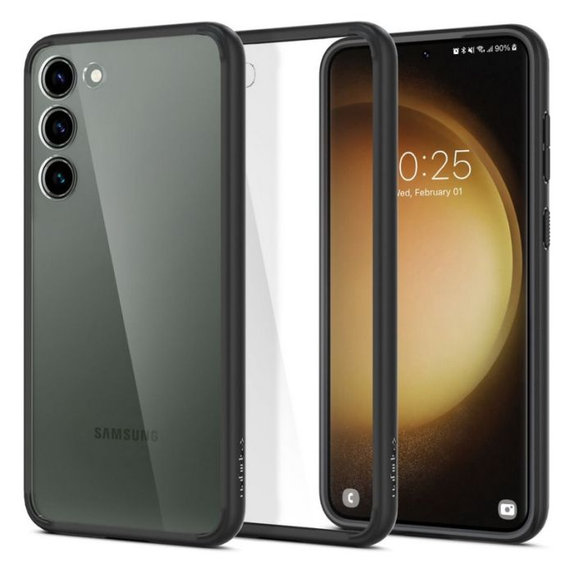 Θήκη Ultra Hybrid για Samsung S23, Matte Black, Spigen
