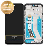 Συγκρότημα οθόνης για Motorola Moto G73, Μαύρο, Black, Service Pack