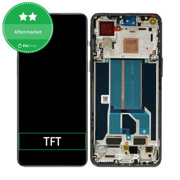 OLED/LCD Display Assembly για OnePlus Nord 2T | CPH2399 | CPH2401 | Μαύρο, Black | Aftermarket