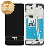 Συγκρότημα οθόνης για Motorola Moto G53 5G, Μαύρο, Black, Service Pack