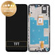 Συγκρότημα οθόνης για Honor X7a, RKY-LX1, RKY-LX2, Midnight Black, Service Pack