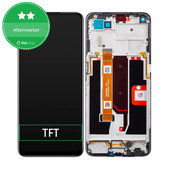 Συγκρότημα οθόνης για Oppo A54 5G, A74 5G, Fluid Black, Aftermarket