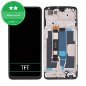 Συγκρότημα οθόνης για Realme 8 5G, RMX3241, Supersonic Black, Aftermarket