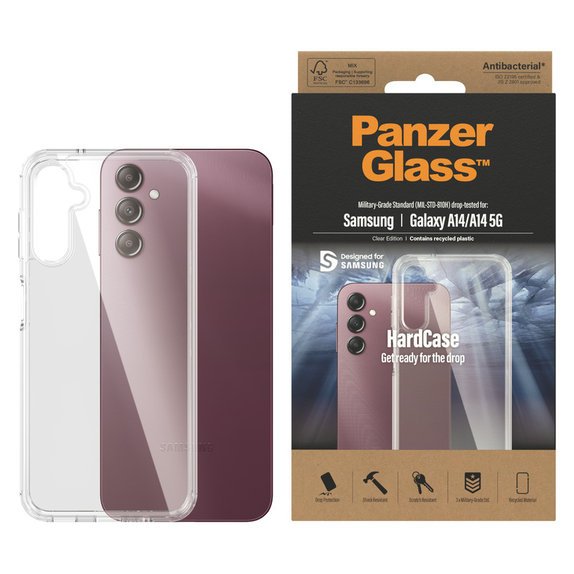 Θήκη HardCase AB για Samsung Galaxy A14/A14 5G, Διάφανο, PanzerGlass