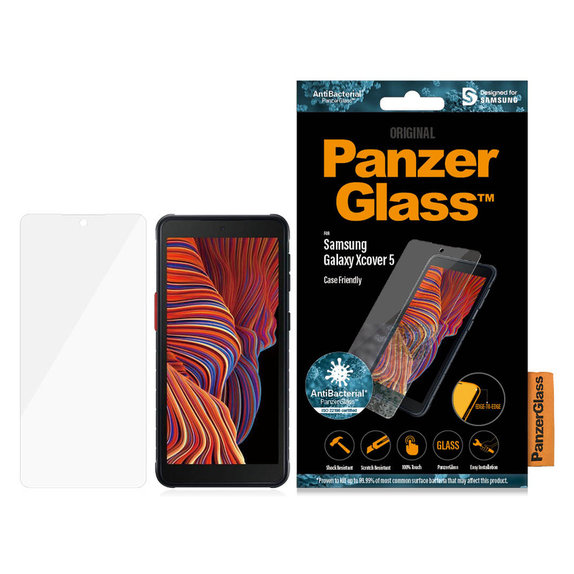 Σκληρυμένο γυαλί Case Friendly AB για Samsung Galaxy Xcover 5, Διάφανο, PanzerGlass