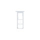 Δίσκος SIM για Samsung A14 A145R | Ασημί | Silver | GH81-23521A | Genuine Service Pack