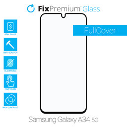FullCover Glass - Προστατευτικό Γυαλί για Samsung A34 5G | FixPremium