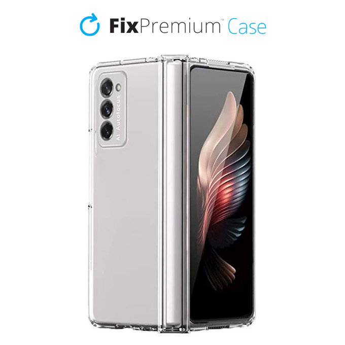Θήκη σιλικόνης για Samsung Z Fold 2, Transparent, FixPremium