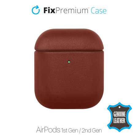 Δερμάτινη Θήκη για AirPods 1 & 2 | Καστανός | Brown | FixPremium
