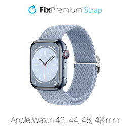Λουράκι Solo Loop για Apple Watch | 42mm | 44mm | 45mm | 49mm | Light Blue | FixPremium