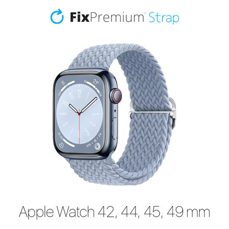 Λουράκι Solo Loop για Apple Watch | 42mm | 44mm | 45mm | 49mm | Light Blue | FixPremium