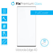 Προστατευτικό Γυαλί 3D για Motorola Edge 40, FixPremium
