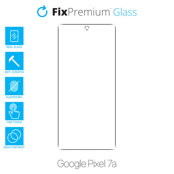 Προστατευτικό Γυαλί για Google Pixel 7a, FixPremium