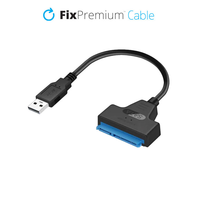Καλώδιο USB / SATA 2.5" | Μαύρο | Black | FixPremium