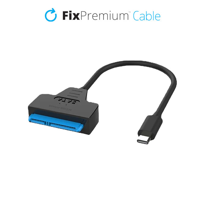 Καλώδιο USB-C / SATA 2.5" | Μαύρο | Black | FixPremium