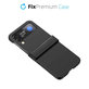 Θήκη σιλικόνης για Samsung Z Flip 4, Μαύρο, Black, FixPremium