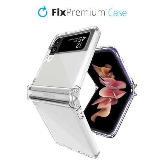 Θήκη σιλικόνης για Samsung Z Flip 4, Transparent, FixPremium