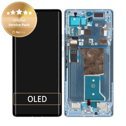 OLED/LCD Display Assembly για Motorola Edge 40 Pro | Lunar Blue | Service Pack